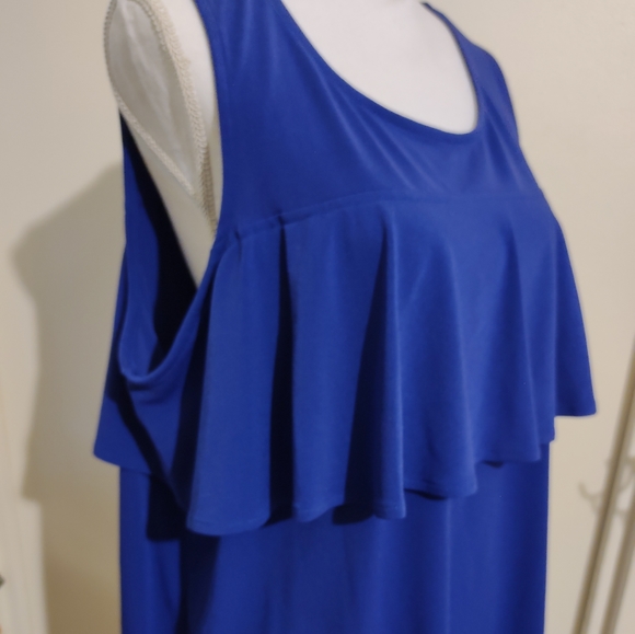 NWT Blue Worthington Blouse - Picture 3 of 4